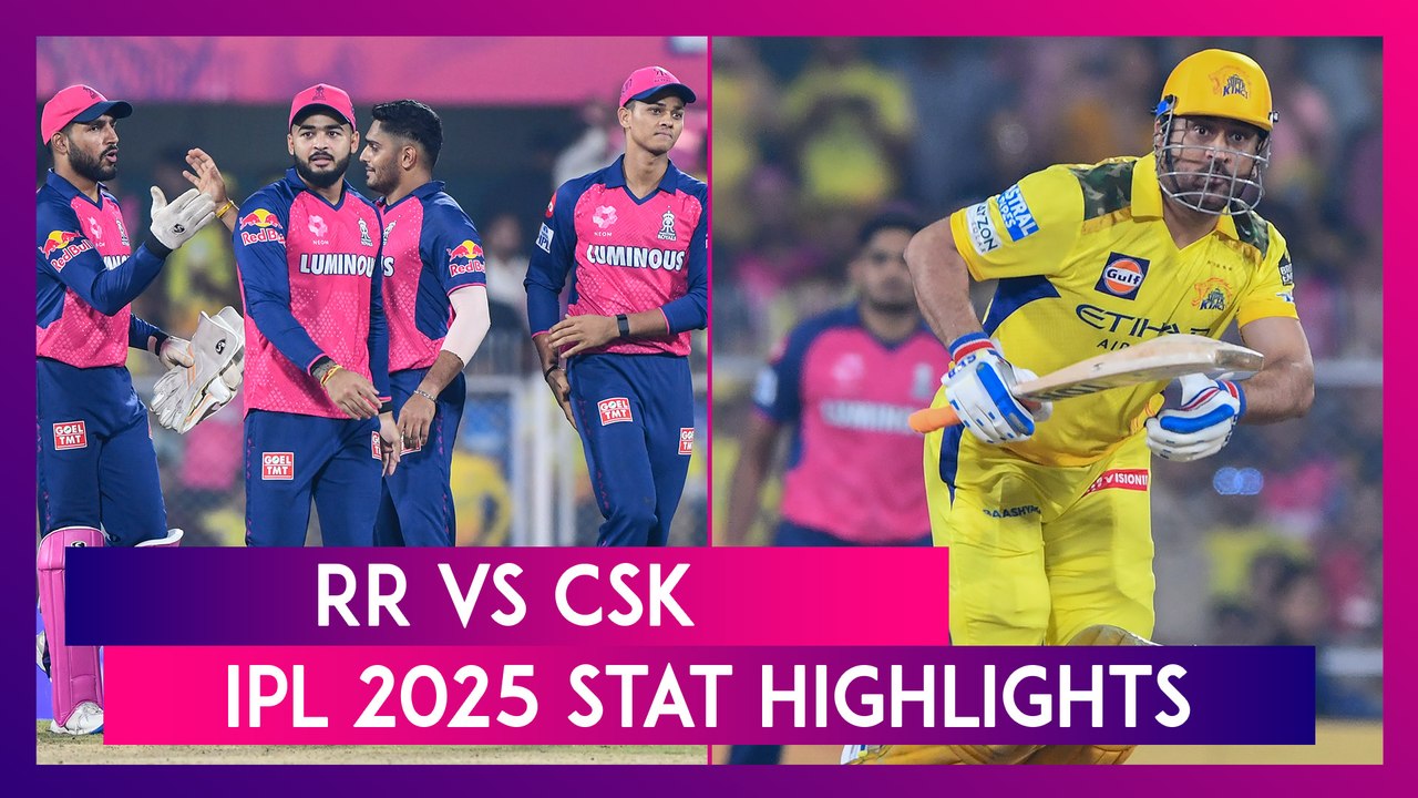 RR vs CSK IPL 2025 Stat Highlights: Nitish Rana...