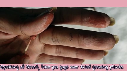 HOW I MADE BABY GROOT - DIY -CLAY ART