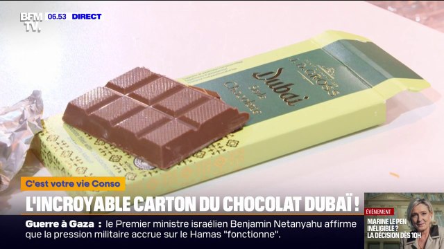 Le chocolat Dubaï, un chocolat au lait fourré à la pistache, suscite l'hystérie en magasin et sur les réseaux sociaux