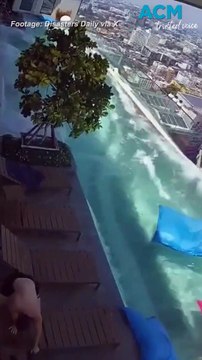 Magnitude 7.7 earthquake collapses buildings across south-east Asia