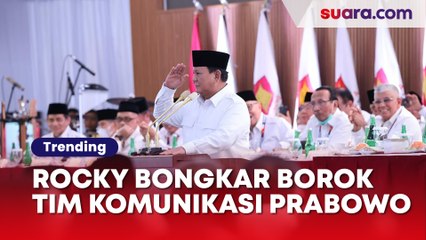 Rocky Gerung Bongkar Borok Tim Komunikasi Prabowo: Justru Mendelegitimasi Presiden