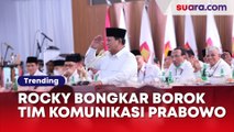 Rocky Gerung Bongkar Borok Tim Komunikasi Prabowo: Justru Mendelegitimasi Presiden