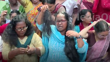 "തല താഴ്ത്തി പോകാൻ ഞങ്ങൾ തീരുമാനിച്ചിട്ടില്ല..."- ആശമാരുടെ സമരപ്പന്തലിൽ വൈകാരിക നിമിഷങ്ങൾ