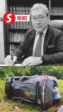 Cops confirm Sabah state court director Marutin Pagan killed in crash