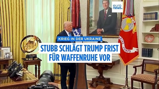 Finnlands Präsident fordert Trump auf, Frist für Waffenruhe in der Ukraine zu setzen