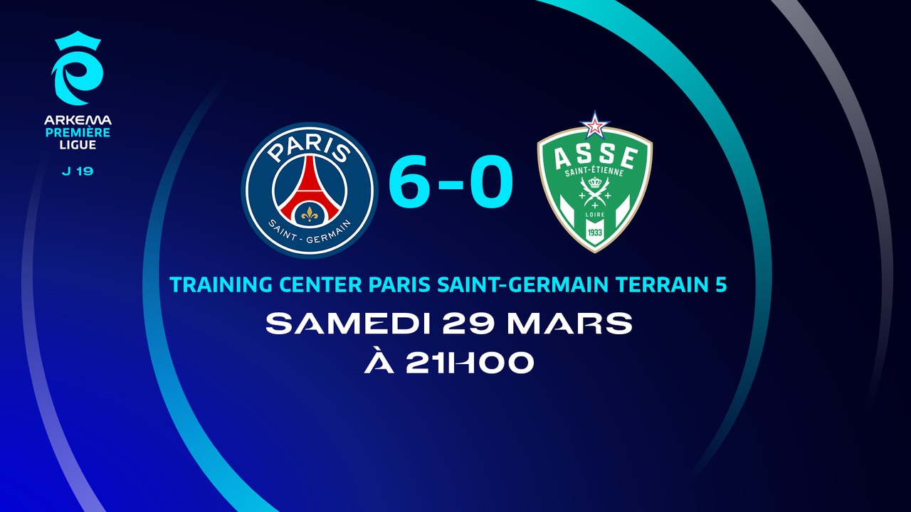 J19 : Paris-SG – Saint-Etienne (6-0)
