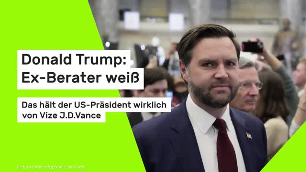 Donald Trump: Ex-Berater weiß: Das hält der US-Präsident wirklich von Vize J.D. Vance