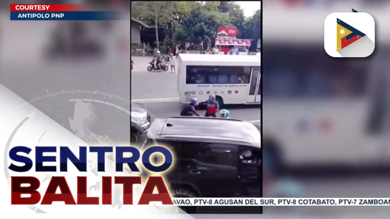 4 sugatan sa insidente ng road rage sa Antipolo City;  suspek, nahuli sa isang PNP checkpoint