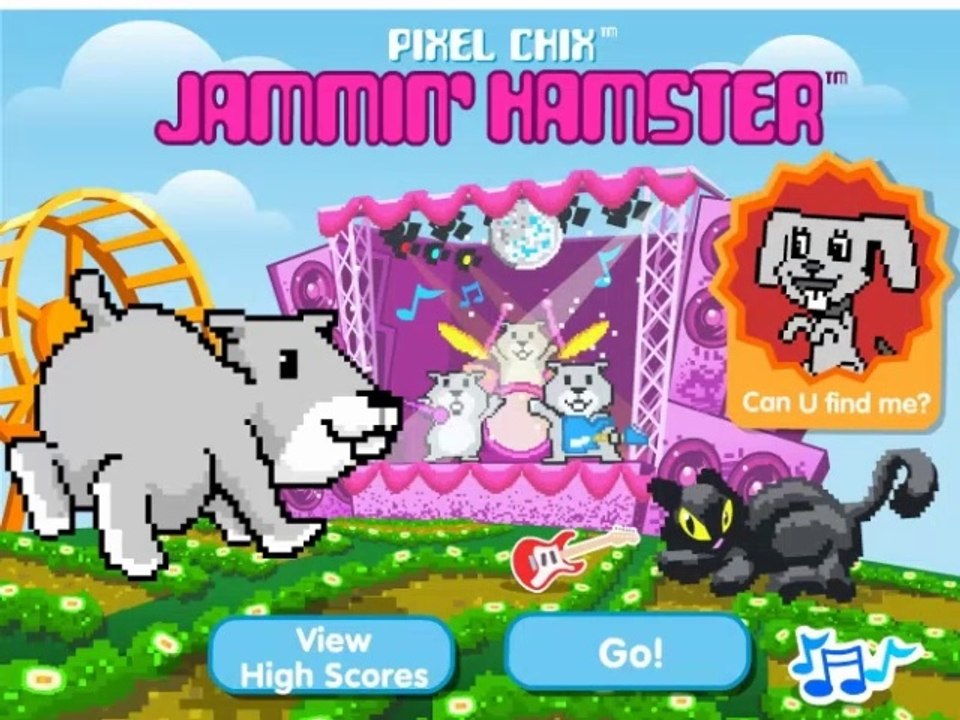 Pixel Chix - Jammin' Hamster GAMEPLAY