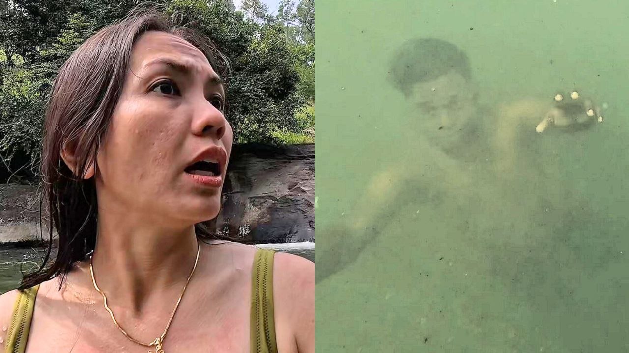 Heldenhafte Frau rettet ertrinkenden Mann in dramatischen Aufnahmen ihrer GoPro