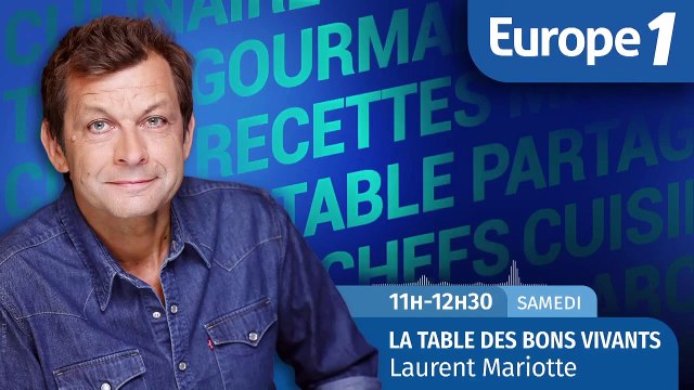 Extrait de l'émission La table des bons vivants ce samedi 29 mars 2025 sur Europe 1 / Yves Camdeborde lors de l'enregistrement de l'émission Chez Jordan en 2023