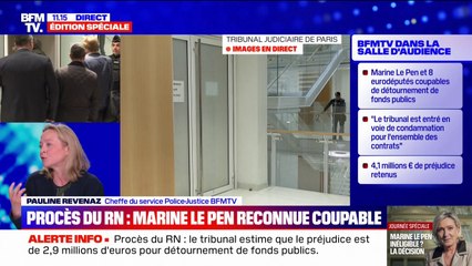 Procès du RN: le tribunal estime le préjudice total à 4,1 millions d'euros