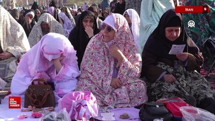 İran'da Ramazan Bayramı namazı kılındı