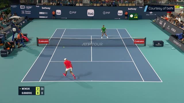 Djokovic denied 100th title by marvellous Mensik