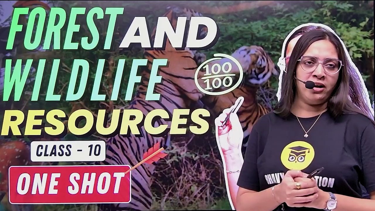 Forest and Wildlife Resources  Class 10