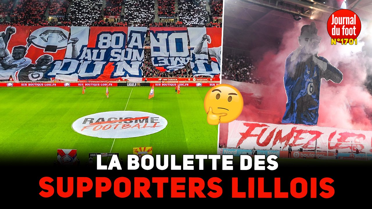 Tifo à l'envers à Lille : la boulette des supporters du LOSC