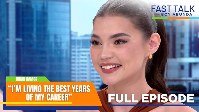 Fast Talk with Boy Abunda: Rhian Ramos proudly RECLAIMED herself in showbiz! (Full Episode 565)