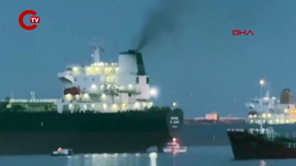 Avcılar'da denizde havayı kirlettiği tespit edilen tankerle ilgili inceleme başlatıldı