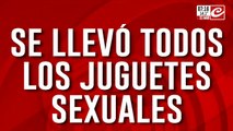 Ladrón goloso: se llevó todos los juguetes sexuales de un sex shop