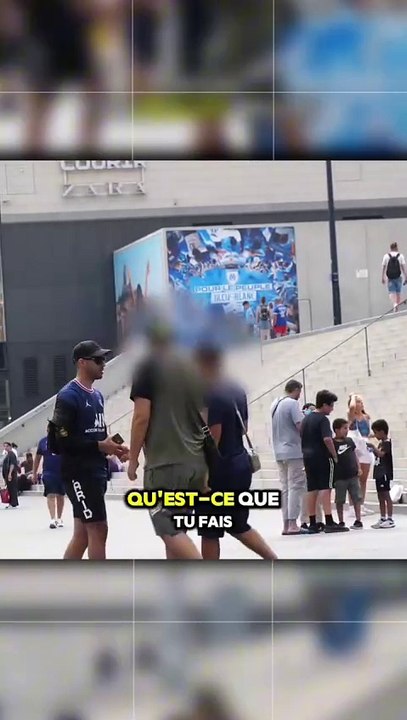 Provoquer un Fan de L'OM avec le maillot du PSG !