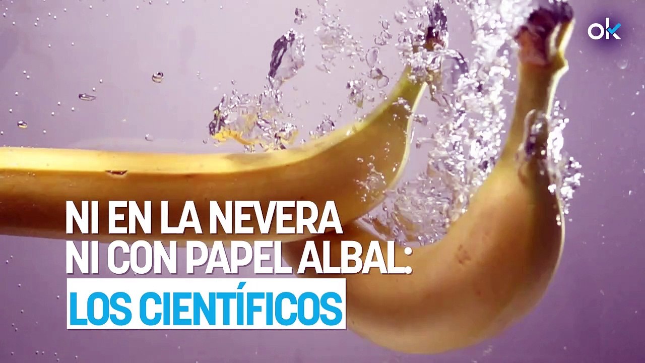 Ni en la nevera ni con papel albal: los científicos descubren cómo mantener los plátanos siempre amarillos