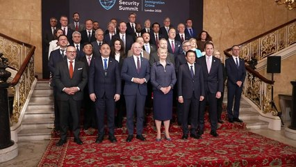 Ministers take family photo at Border Security Summit