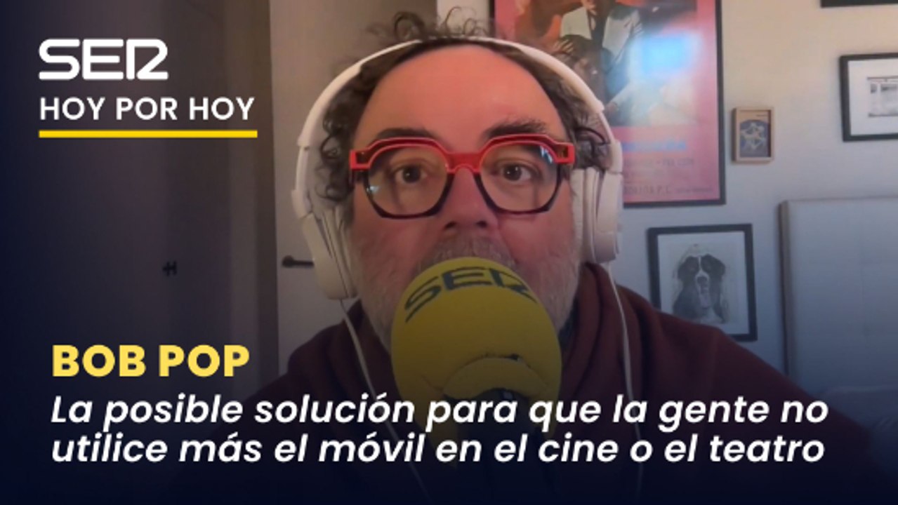 🤣 Bob Pop y su 'solución' para evitar que la gente use el móvil en el teatro