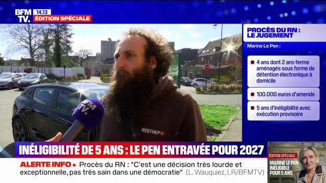 Si elle a fauté, elle doit payer : des habitants d'Hénin-Beaumont, fief de Marine Le Pen, réagissent à la peine d'inéligibilité de leur députée