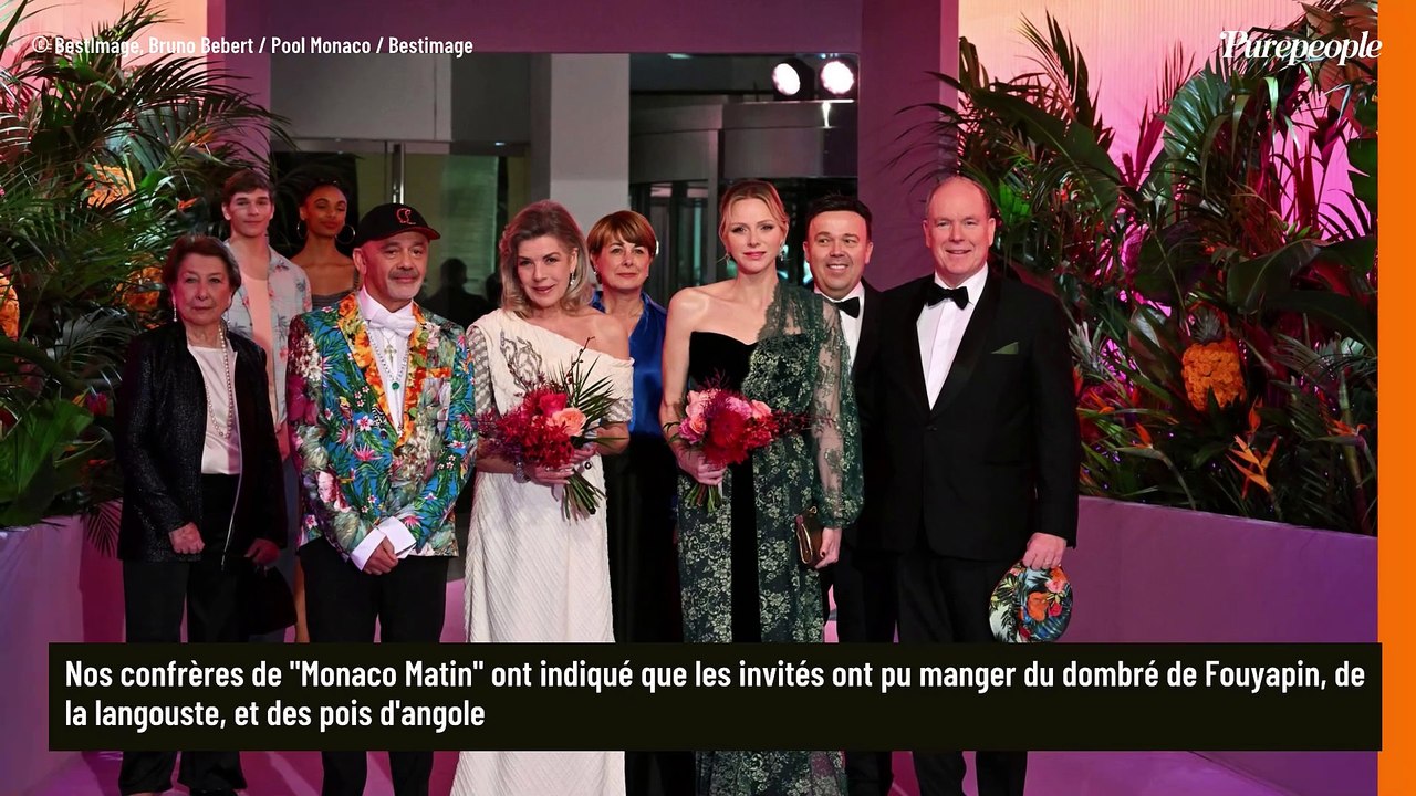 A 1800 euros la place, qu'ont mangé les invités du Bal de la rose mené par Charlene, Albert et Caroline de Monaco ?