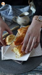 Friands feuilletés au fromage: recette super facile et régressive