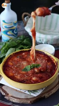 Gratin de gnocchi tomate mozzarella rapide et réconfortant - gnocchi alla sorrentina au four