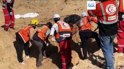 Les corps de 15 secouristes et humanitaires retrouvés à Gaza