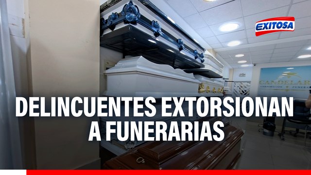 Funerarias son víctimas de extorsión: Delincuentes exigen cerca de S/ 10 mil para no atacar locales