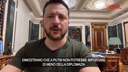Zelensky: "Necessaria maggiore pressione su Mosca"