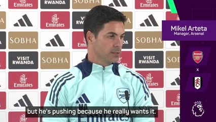 Saka 'ready to go' for Arsenal - Arteta