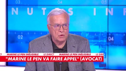 Jean-Claude Dassier : «Marine Le Pen elle-même disait en 2013 qu’il fallait l’inéligibilité à vie»