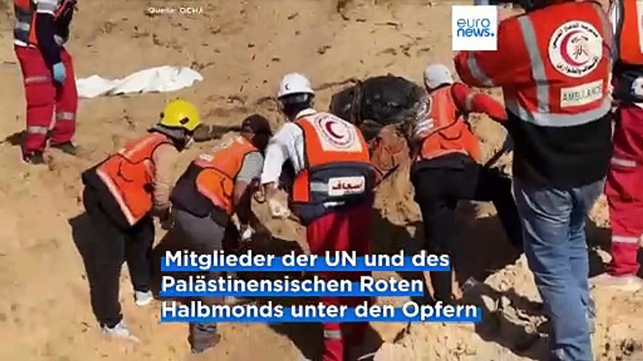 Leichen von 15 Hilfskräften in Süd-Gaza gefunden