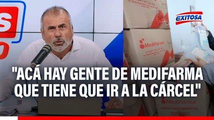 Nicolás Lúcar: "Hay gente de Medifarma que tiene que ir a la cárcel, ¿y Digemid? ¿Dónde está?"