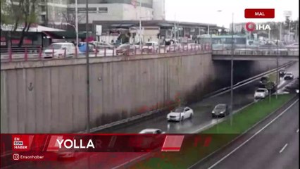 Malatya'da sağanak etkili oldu: Yollar göle döndü