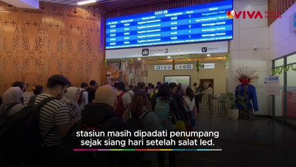 Penampakan Stasiun Whoosh di Lebaran Pertama