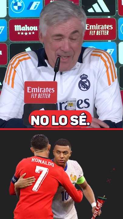 Ancelotti: "Mbappé va a ser una leyenda del Real Madrid como Cristiano"