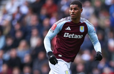 Marcus Rashford happy with his steady progress after scoring first Aston Villa goals