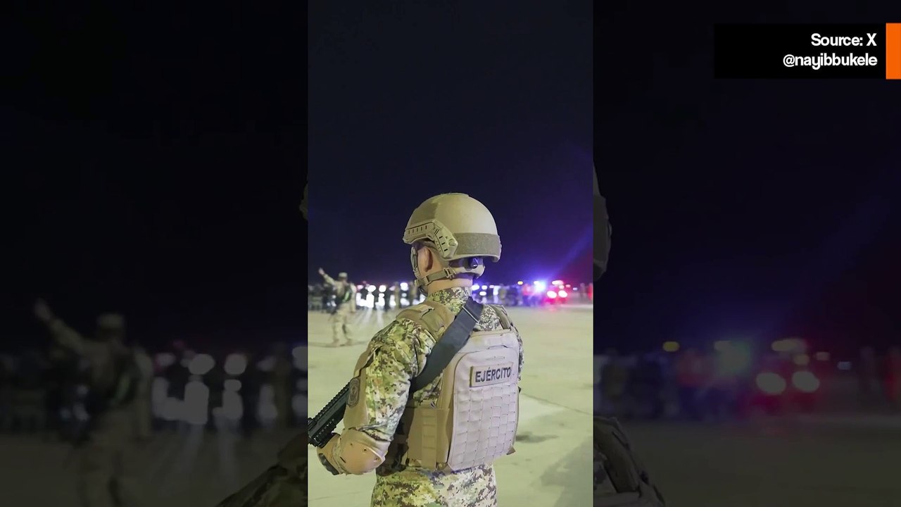 アメリカとエルサルバドル、組織犯罪に関与する17人の犯罪者を移送する軍事作戦を実施