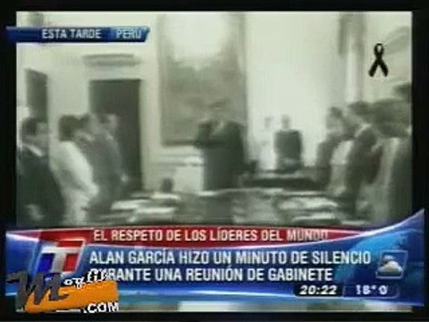 Desde Peru Alan Garcia despide a Raul Alfonsin