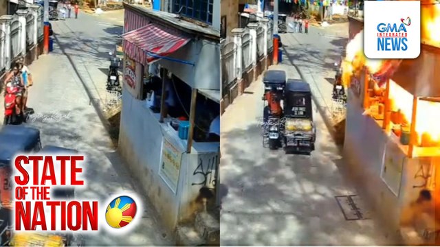 3 magkakaanak, naospital dahil sa lapnos bunsod ng pagsabog ng LPG tank sa kanilang tindahan | SONA