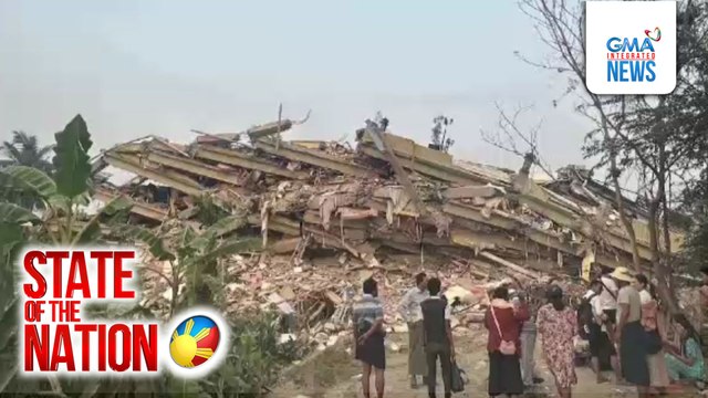 Isang linggong pagluluksa, idineklara sa Myanmar bunsod ng malakas na lindol na kumitil na ng mahigit 2,000 | SONA