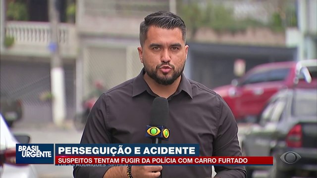 Suspeitos tentam fugir da polícia, mas acabam presos