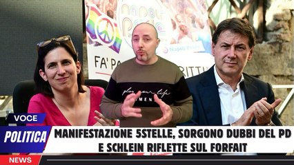 Manifestazione 5Stelle, sorgono dubbi del Pd e Schlein riflette sul forfait