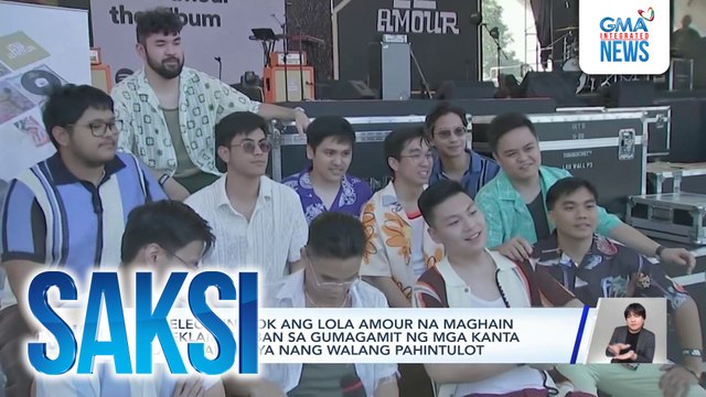 COMELEC, hinimok ang Lola Amour na maghain ng reklamo laban sa gumagamit ng mga kanta nila sa kampanya nang walang pahintulot | Saksi