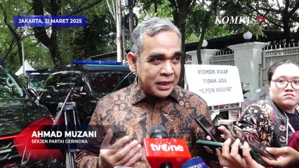 Komentar Ahmad Muzani soal Didit ke Rumah Megawati saat Idulfitri